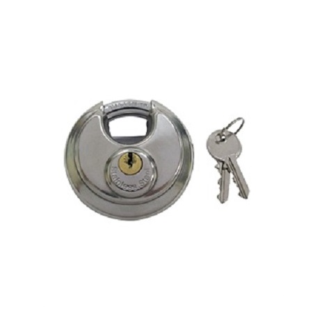 Неръждаем катинар - Stainless Steel Disc Padlock