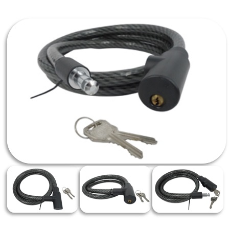 Clo Cebl Gyda Allwedd - Key Locking Cable